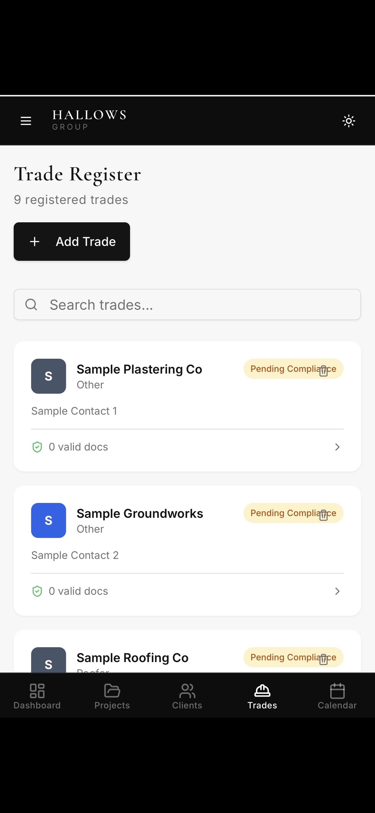 Screenshot 2 of Hallows Group