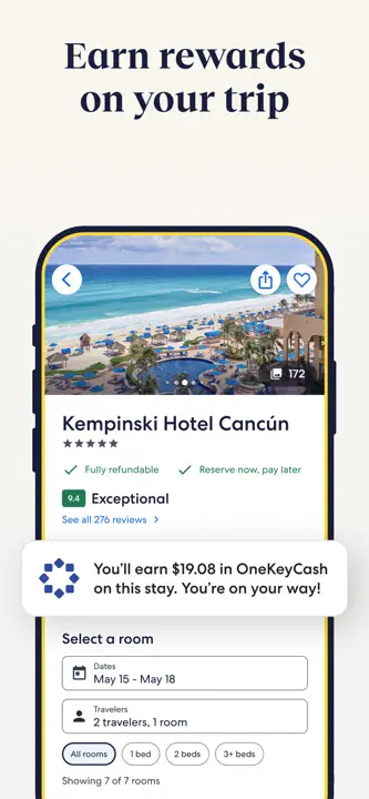 Expediaのスクリーンショット（3/8）