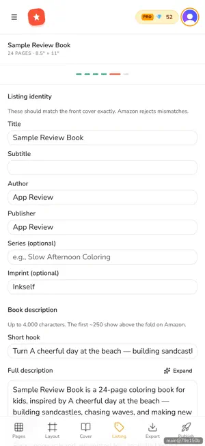 Star of the Page screenshot 4