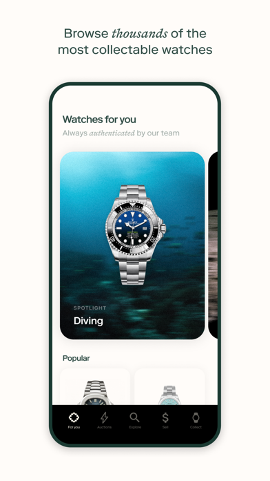 Bezel - Authenticated Watches Screenshot