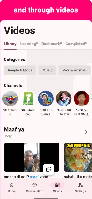 Indonesian -Listening Speaking screenshot 3