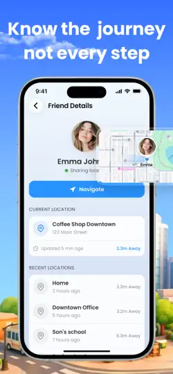 Capture d'écran de Locaro: Family GPS & Safety sur iPhone 5