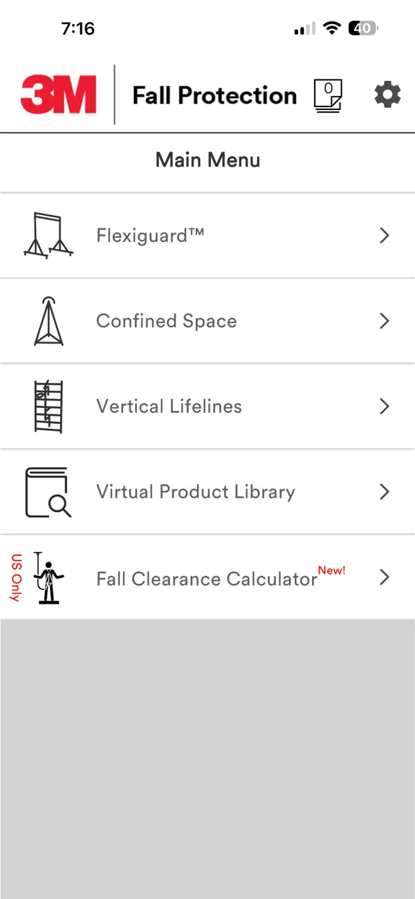 Screenshot #2 pour 3M Fall Protection Tool