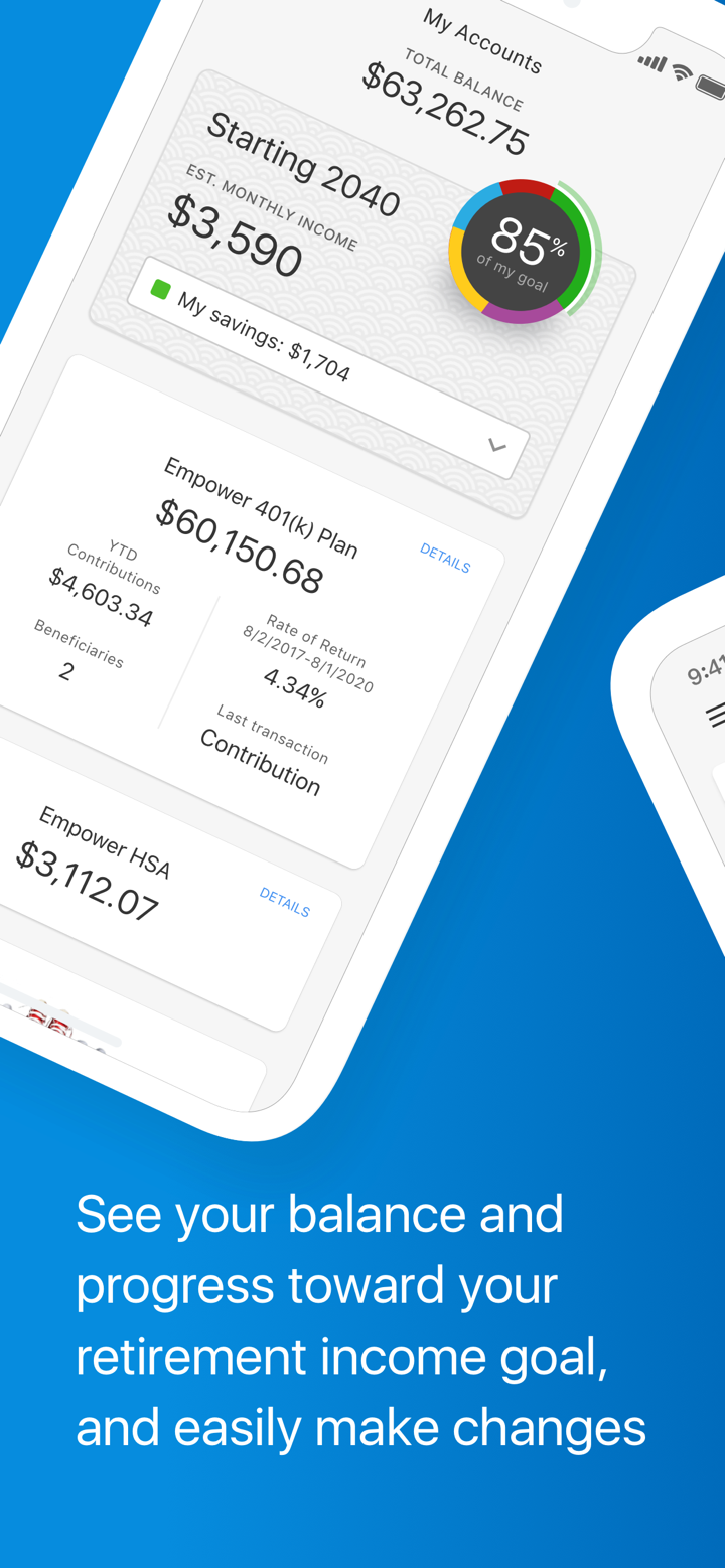 J.P. Morgan Retirement Link screenshot 2