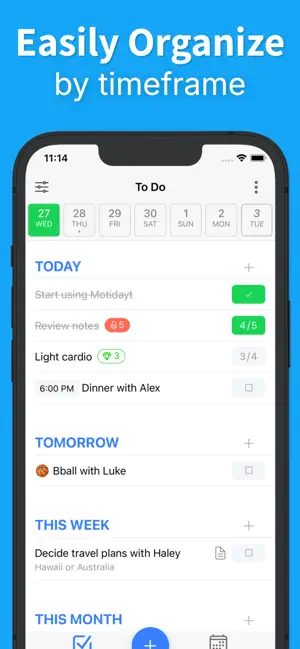 Habit & To Do List: Motidayt screenshot 2