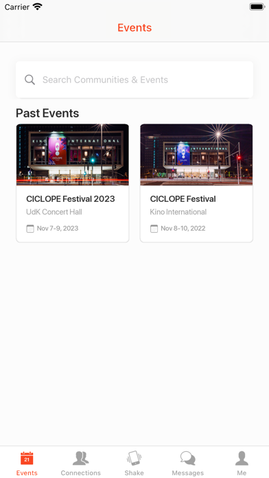 Ciclope Festival Screenshot