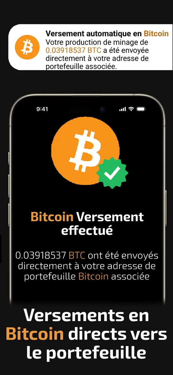 Screenshot #2 pour Bitcoin Miner:Minage de crypto