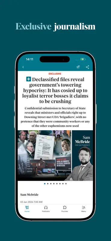 Belfast Telegraph News screenshot 2 of 5