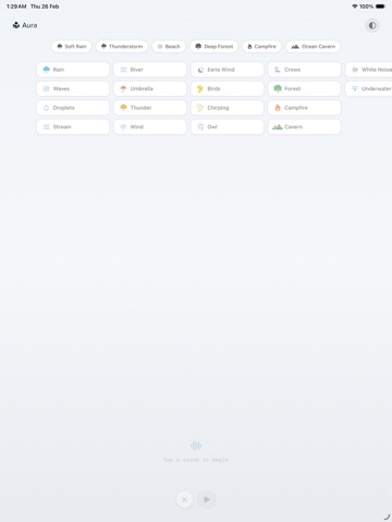 Aura Flow State iPad screenshot