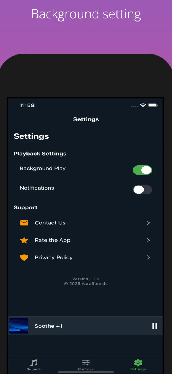 Screenshot #1 pour Rain Sounds: Relax & Sleep