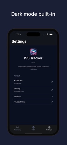 ISS Tracker - Live Position screenshot