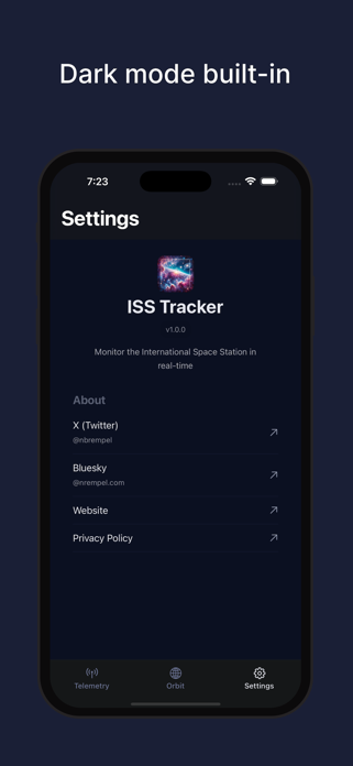 ISS Tracker - Live Position Screenshot 4 of 4