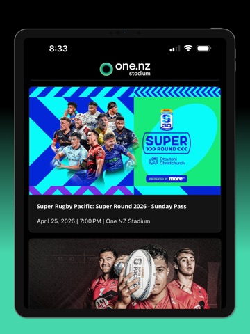 ONE NZ STADIUM iPad screenshot