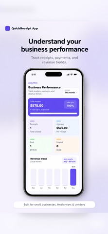 QuickReceipt App Screenshot 4 of 8