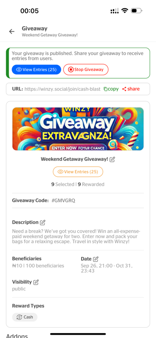 Winzy Social Screenshot 3 of 10
