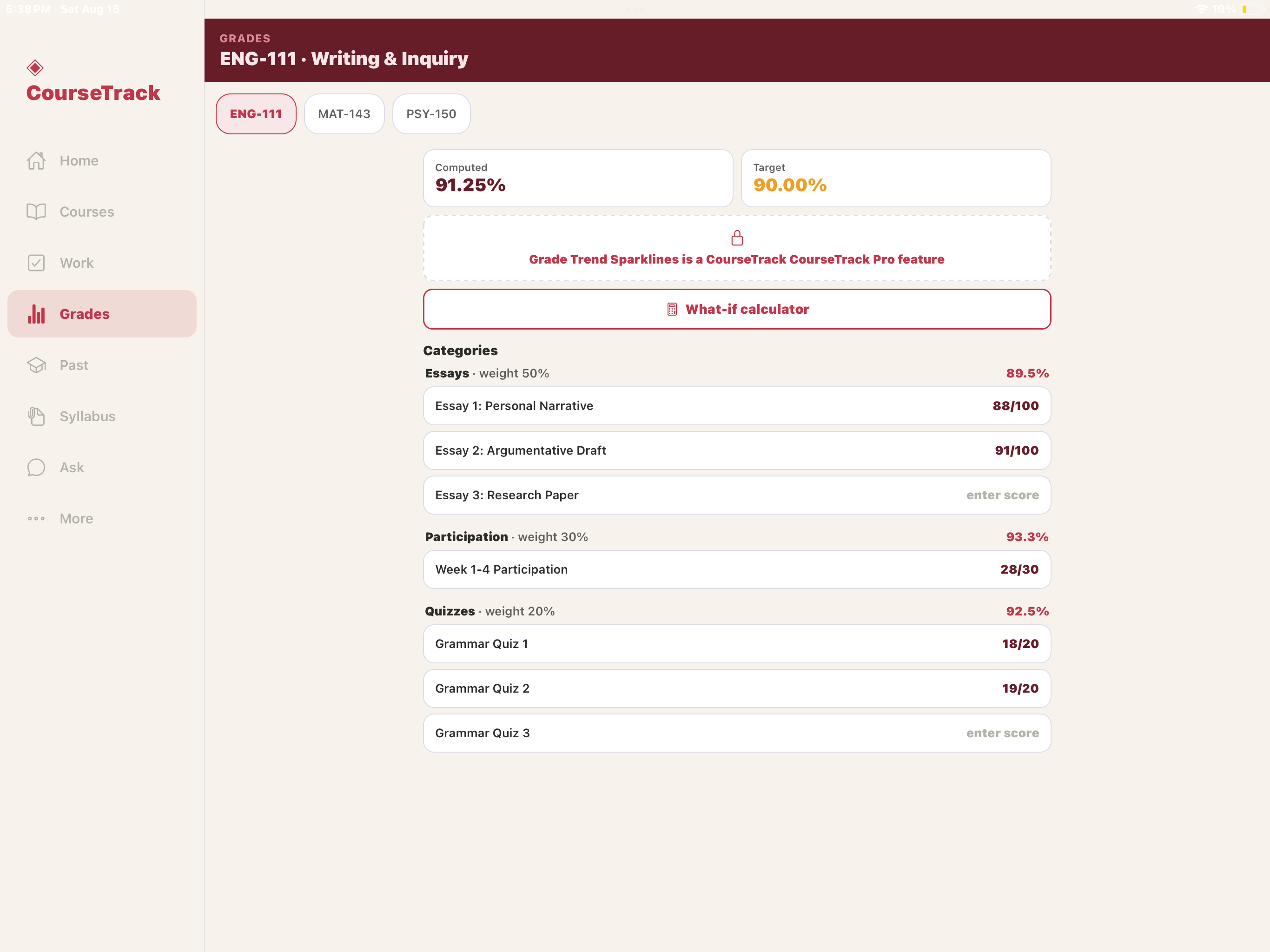 CourseTrack (119fce) screenshot 6