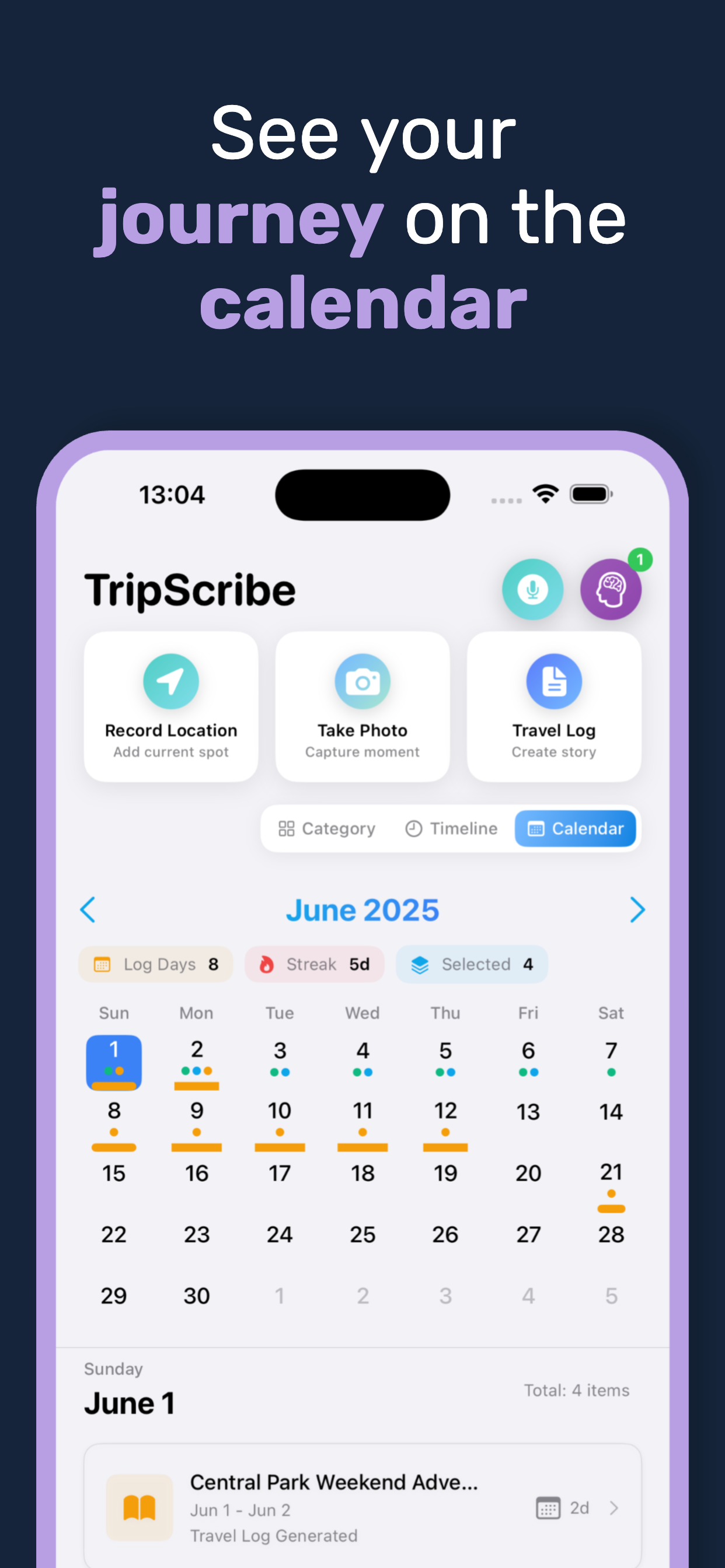 TripScribe screenshot 3