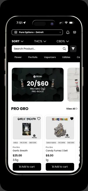 Pure Options screenshot 2