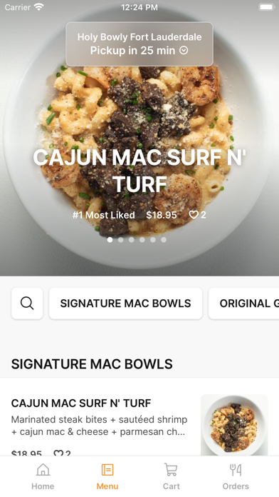 Holy Bowly iPhone screenshot 2 - Food & Drink app