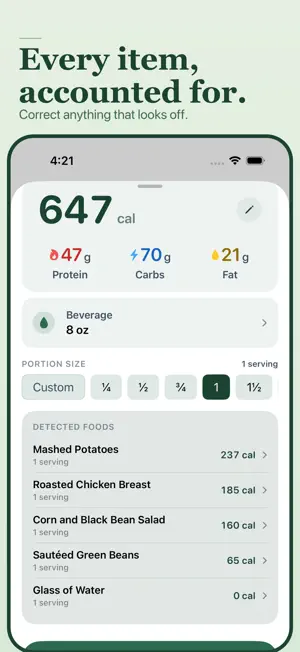 Calvin: Calorie Counter screenshot 3