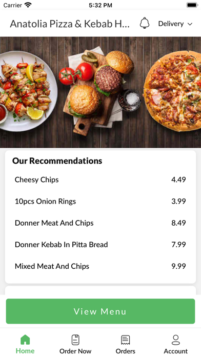 Anatolia Pizza & Kebab House Screenshot