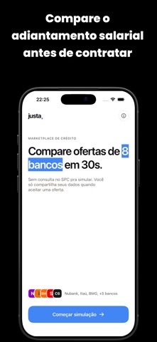Antecipação de Salário - Justa iPhone screenshot 4