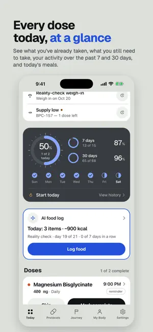 DoseTrace: Health Journal screenshot 2