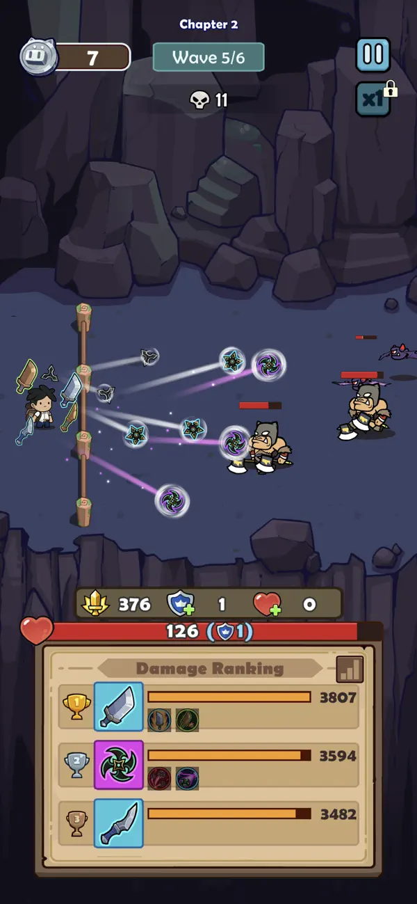 BagMaster Isekai – Bag Battle iOS Mod IPA screenshot 4 - iOS game interface