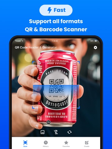 Qr Code: Generator & Reader iPad screenshot
