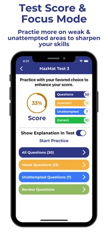 Illinois CDL Practice Test iPhone screenshot