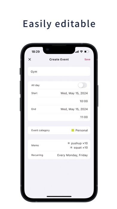 LinkDays: Calendar Sharing App screenshot