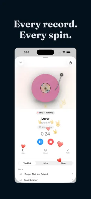 Spindle: Vinyl Tracker screenshot 1