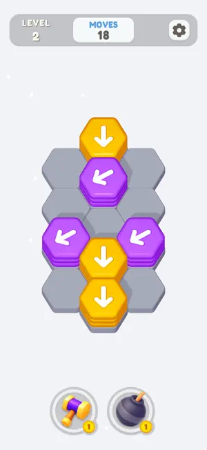Hexa Shift – Logic Puzzle screenshot 4
