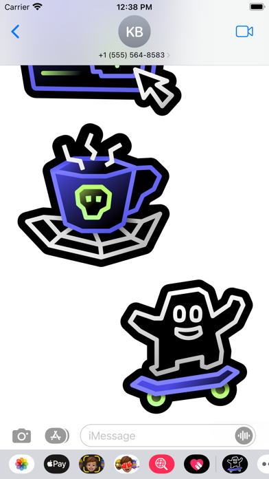 Screenshot #1 pour Boo - Spooky Stickers