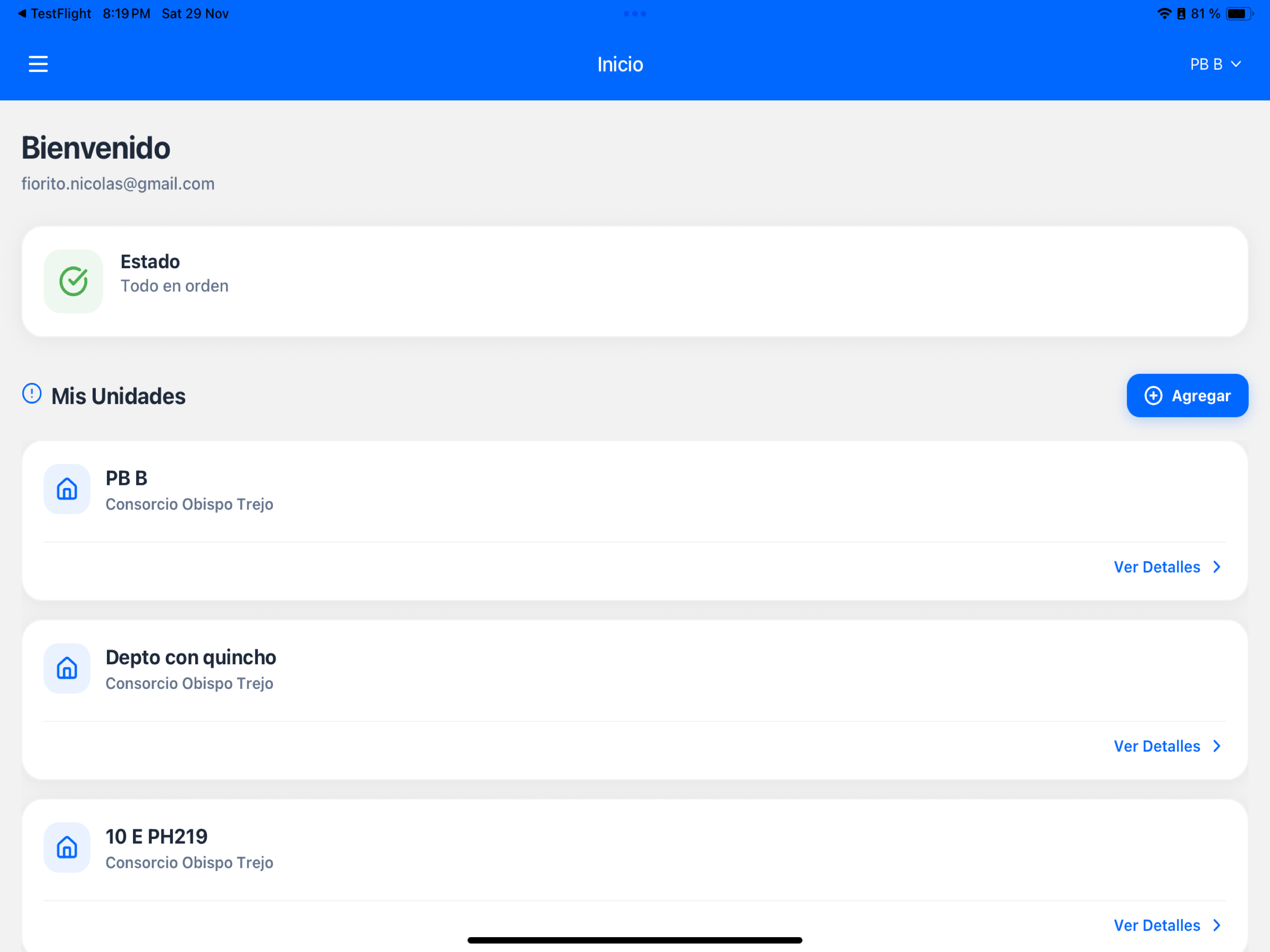 Expensas Online screenshot 10
