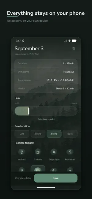 Migrenio screenshot 2