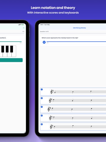 Elemental Music iPad screenshot