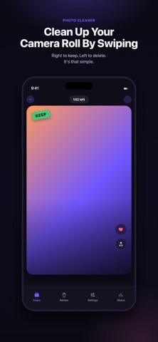 swipeClean - Photo Cleaner iPhone screenshot