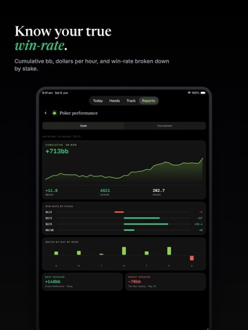 Tracker+ Poker Hand Recorder iPad screenshot