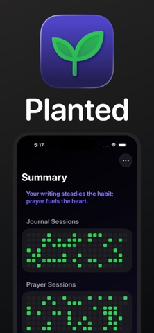 Planted: Prayer Journal iPhone screenshot