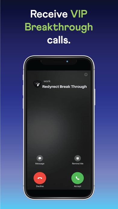 Redyrect: VIP Call Manager iPhone screenshot 3 - Utilities app