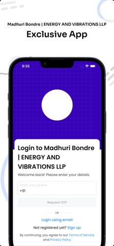 Energy and Vibrations iPhone screenshot