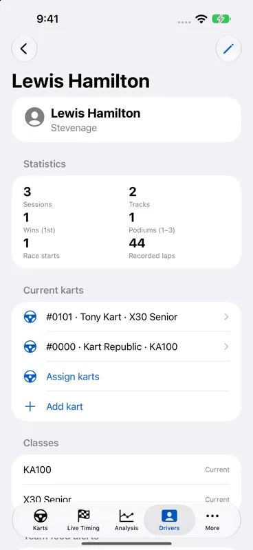 KartTrackerAI Rennleistung screenshot 9 of 10