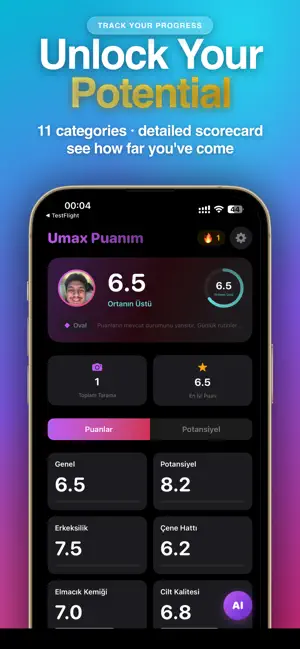 UCHAD - Looksmax & Glow screenshot 1