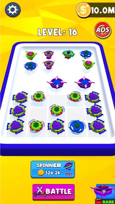 Super Spinner Merge Battle 3D Screenshot