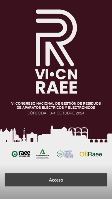 Congreso Nacional RAEE Screenshot