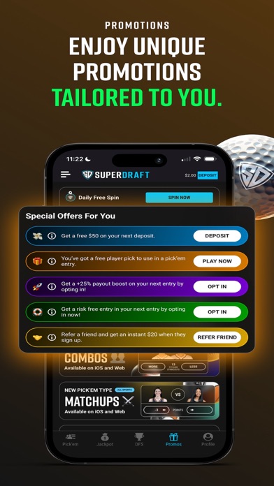 SuperDraft Fantasy Sports App Screenshot