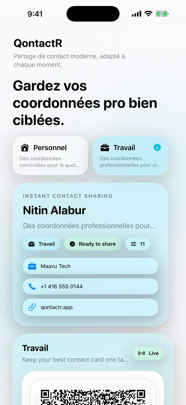 Screenshot #2 pour QontactR