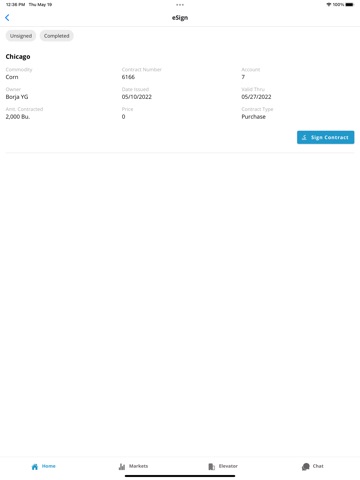 Eastland Feed & Grain, Inc. iPad screenshot