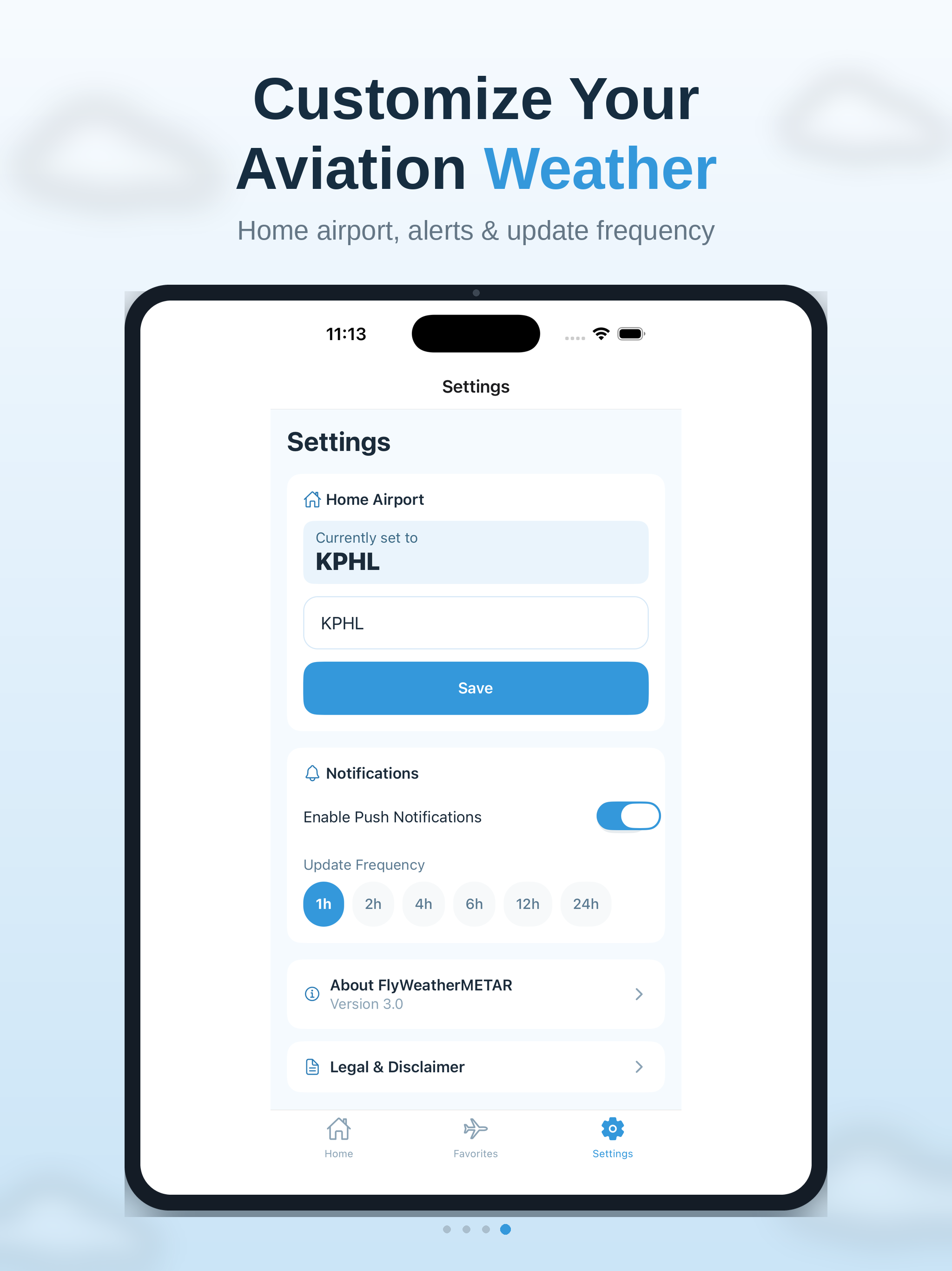 FlyWeatherMETAR screenshot 7